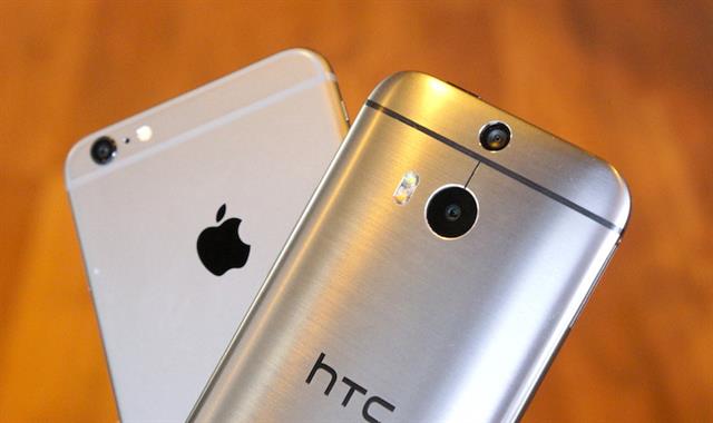 HTC One M8 và iPhone 6 Plus