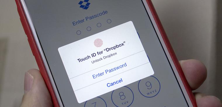 Dropbox cập nhật Touch ID cho iOS 8