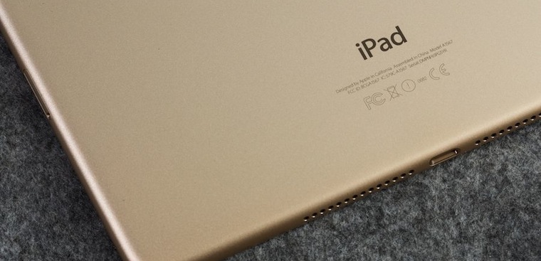 iPad Air 2 có RAM 2GB và chip xử lý 3 nhân