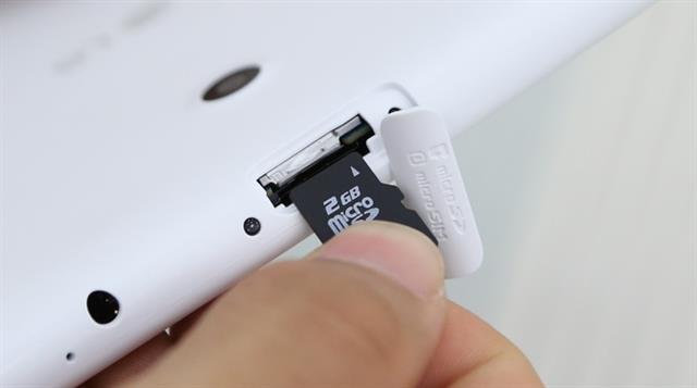 Gắn thẻ nhớ ngoài