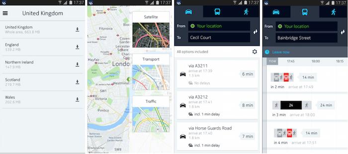Nokia phát hành HERE Map cho tất cả các thiết bị Android 4.1 trở lên