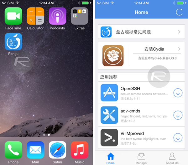 Hướng dẫn Jailbreak iOS 8/8.1 bằng công cụ Pangu 