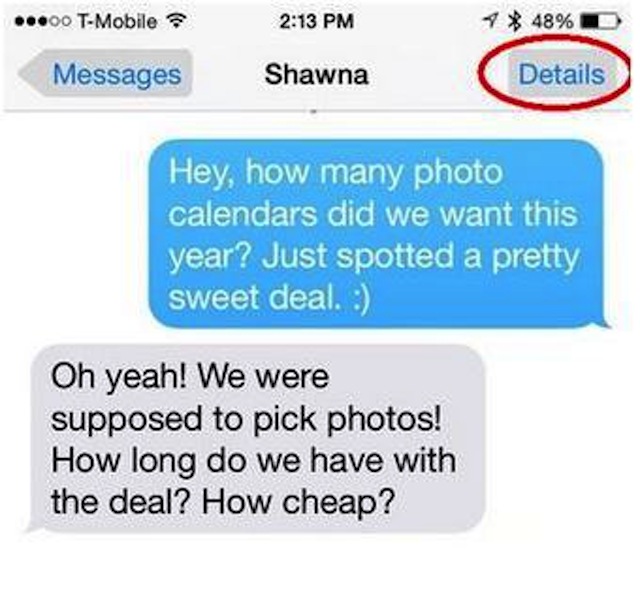 Chọn mục Details