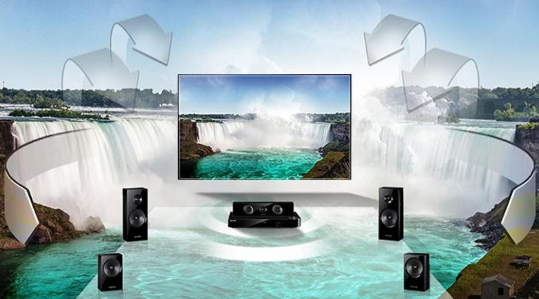 Công nghệ DTS Digital Surround cho phép âm thanh lan tỏa và sống động