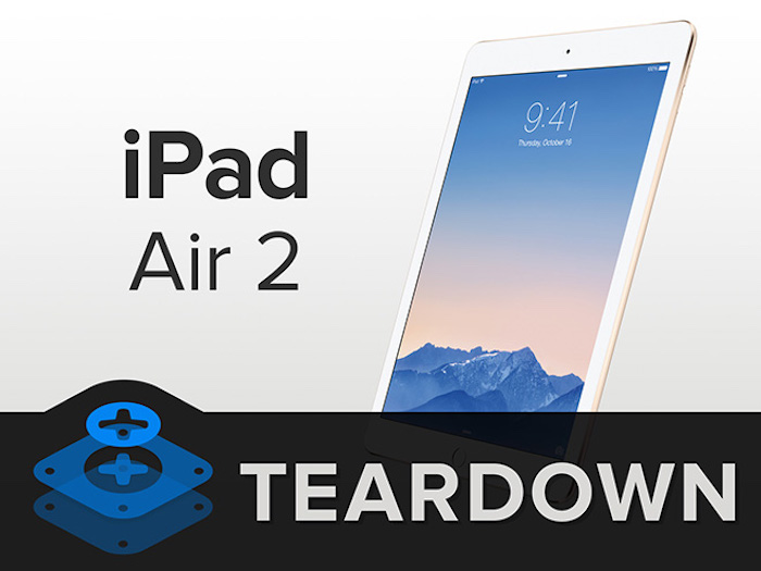 Bên trong iPad Air 2 – rất khó sửa chữa