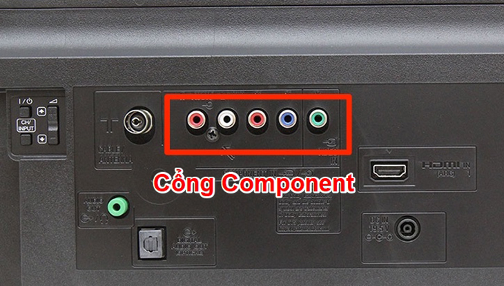 Cổng kết nối Component (Y/Pb/Pr)
