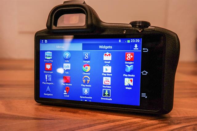 Samsung Galaxy NX, máy ảnh không gương lật chạy Android