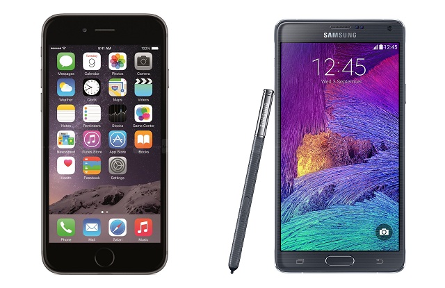 iPhone 6 Plus và Galaxy Note 4