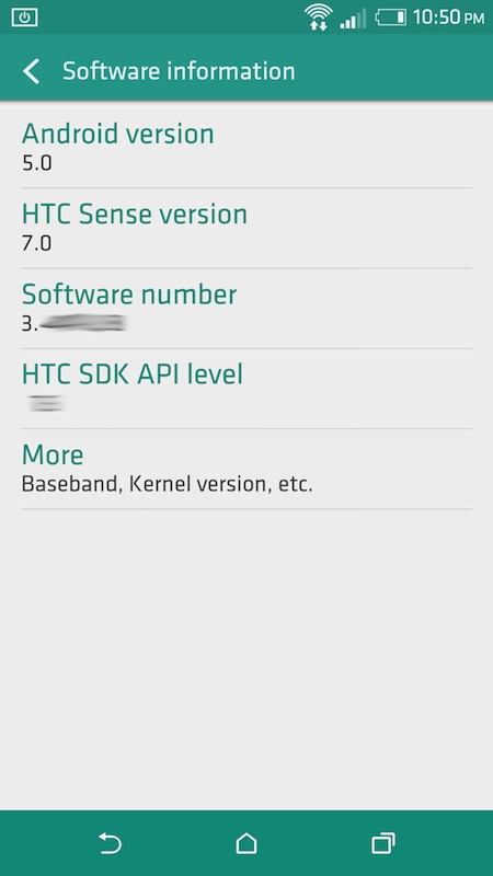 Giao diện HTC Sense khi kết hợp với Android 5.0