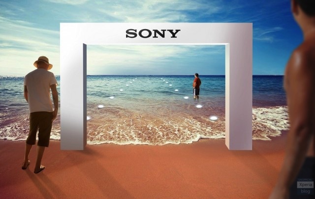 Đường xuống cửa hàng dưới biển của Sony