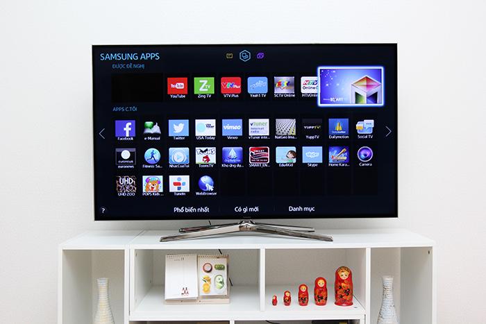 Giao diện Smart Hub của smart tivi Samsung > Giao diện của smart tivi Samsung