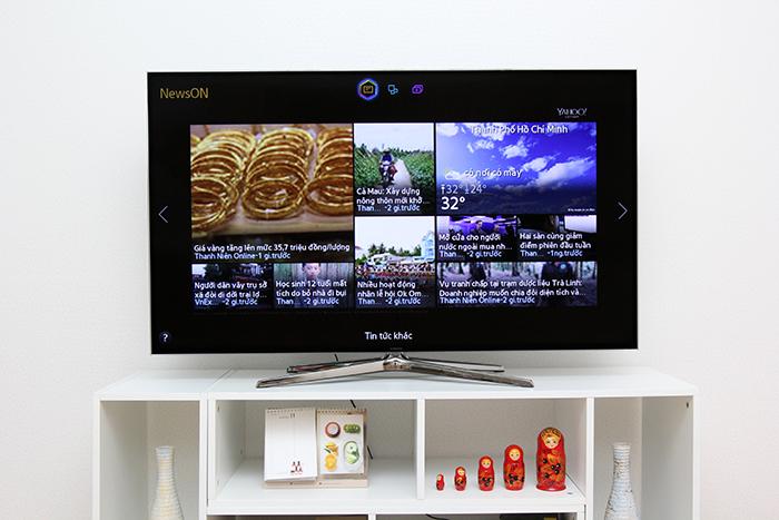 Giao diện Smart Hub của smart tivi Samsung > Giao diện của smart tivi Samsung