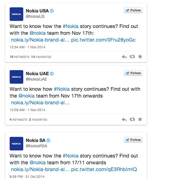 Thông điệp mới từ Nokia