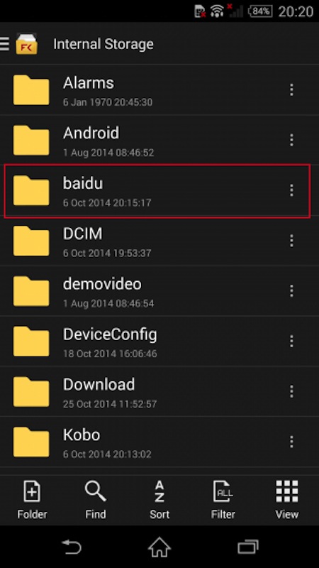 Ứng dụng Baidu ám ảnh người dùng Sony