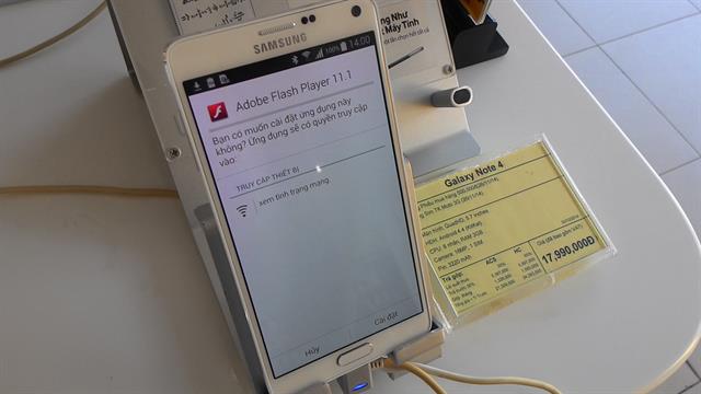 Vì là file .apk, nên sau khi tải về Galaxy Note 4, các bạn cứ cài đặt như bình thường