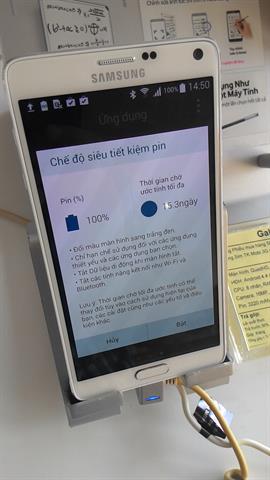 Vào cài đặt > Tiết kiệm pin > Chế độ siêu tiết kiệm pin > Bật