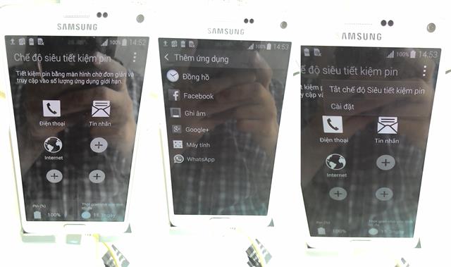 Bấm vào biểu tượng cột 3 chấm rồi chọn dòng đầu tiên để 