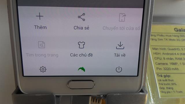 Bạn muốn mở Dolphin Browser hay Dolphin Jetpack lên đều được