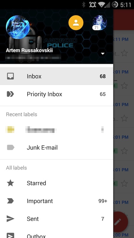 Menu mang phong cách mới