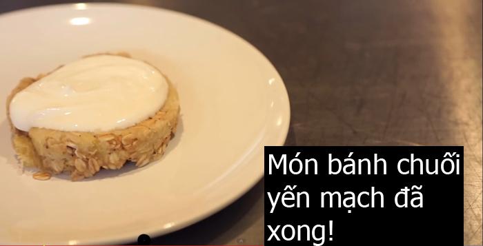 Bánh chuối yến mạch