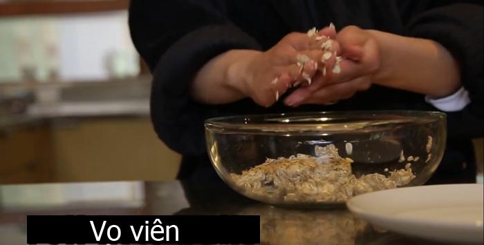 Yến mạch bơ đậu phộng vo viên