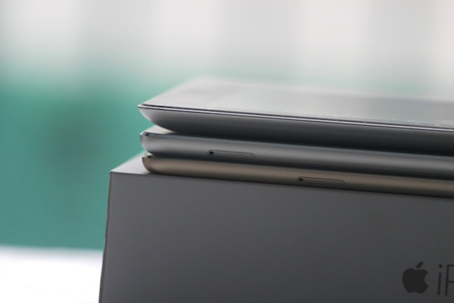 iPad Air 2, iPad Air, iPad 4 so độ mỏng