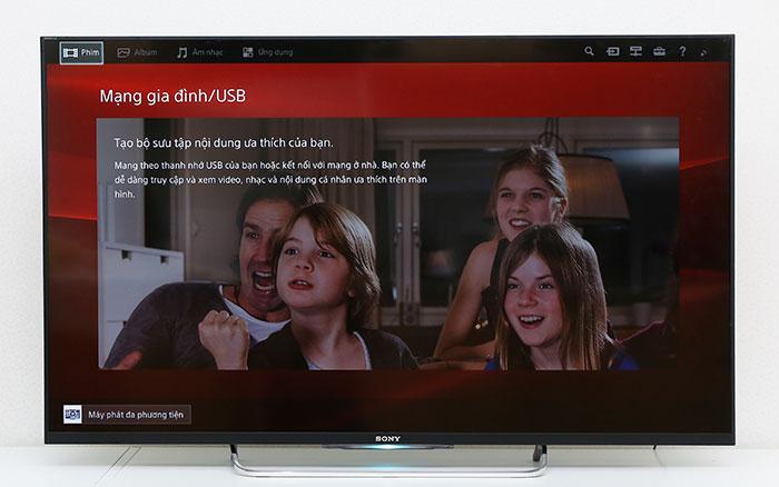 Giao diện Sony Entertainment Network của tivi Sony > Giao diện Phim trên smart tivi Sony