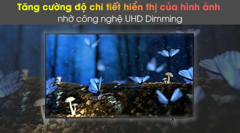 Tivi UHD, Tivi 4K là gì? Điểm khác biệt giữa tivi 4K so với tivi HD và tivi Full HD > Smart Tivi Samsung 4K Crystal UHD 43 inch UA43AU8100
