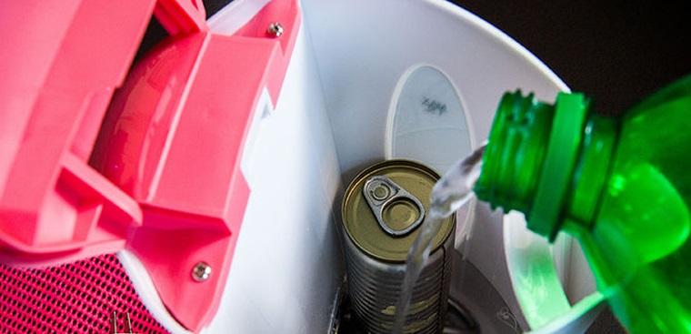 Nấu ăn chỉ với bình đun nước