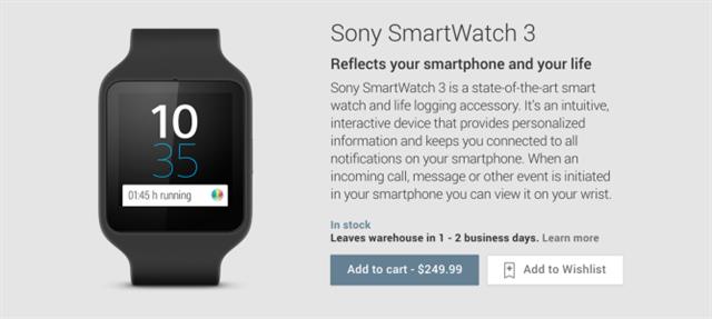 Sony Smartwatch 3