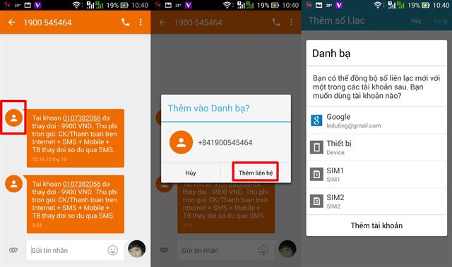 Thêm một số liên lạc lạ vào danh bạ