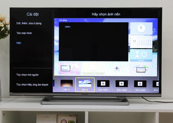 Những điều bạn cần biết về My Home Screen trên Smart tivi Panasonic > Chọn ảnh nền cho màn hình chủ đề