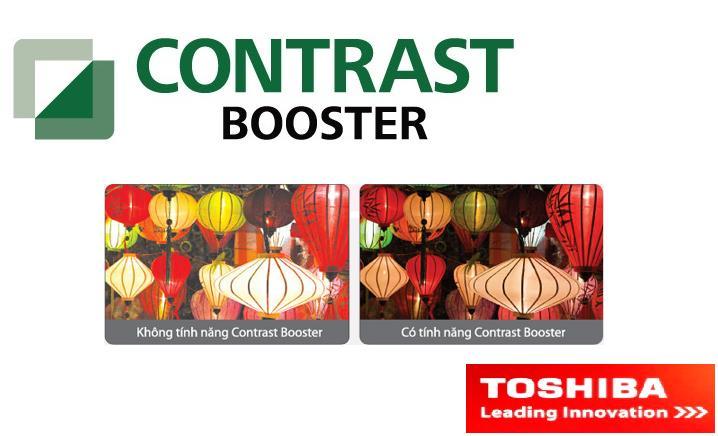 Công nghệ hình ảnh trên Tivi Toshiba > Hình ảnh có độ tương phản tối ưu với Contrast Booster