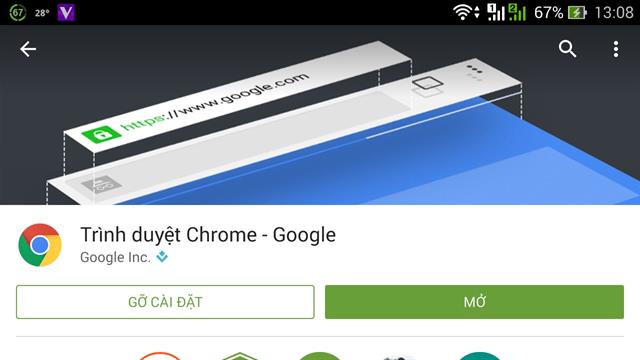 Đầu tiên, bạn cần chắc chắn Google Chrome trên thiết bị Android của bạn đang ở phiên bản mới nhất