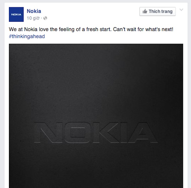 Thông điệp mới của Nokia