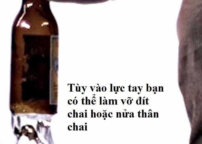 Vỡ chai bia