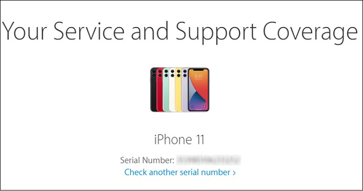 Bạn đối chiếu mã IMEI trên điện thoại và website Apple, nếu trùng hợp thì là sản phẩm chính hãng, và ngược lại.