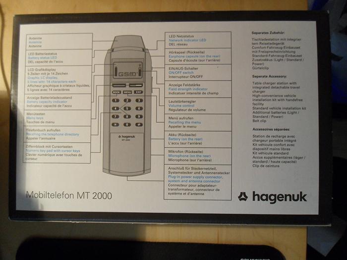 Chân dung chiếc điện thoại chơi game đầu tiên trên thế giới > Bảng chức năng và hướng dẫn sử dụng của HAGENUK MT-2000