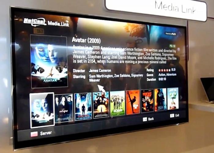 Media Link cho phép xem phim từ máy chủ Plex MediaServer