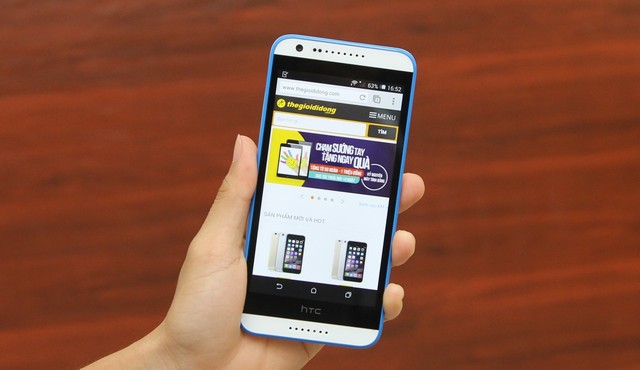 Trên tay Desire 620G dùng chip 8 nhân, camera trước 5 