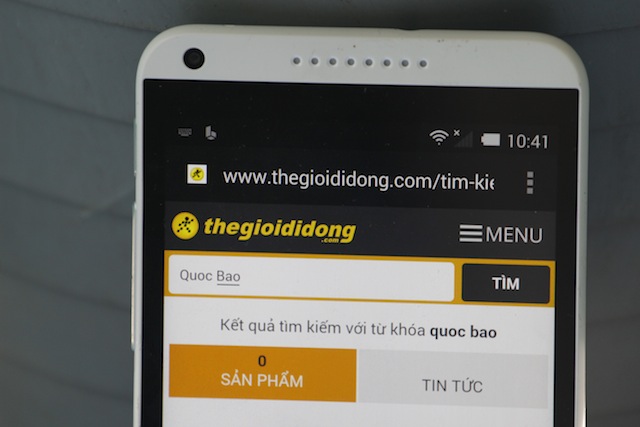 Mặt trước của HTC Desire 816G