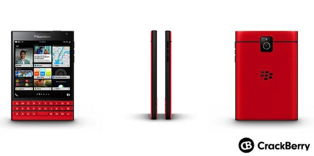 BlackBerry Passport màu đỏ