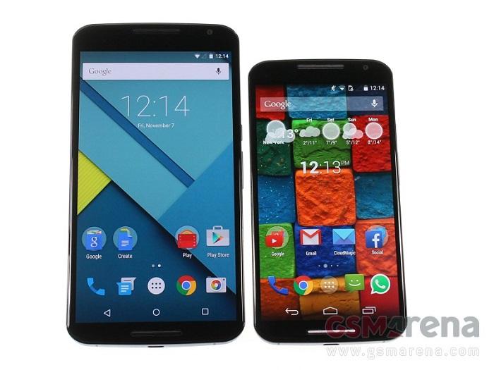 Nexus 6 và Moto X có rất nhiều điểm chung về thiết kế