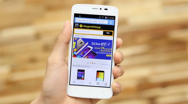 Gionee V4S được thegioididong phân phối với giá bán tham khảo khoảng 2.790.000 đồng