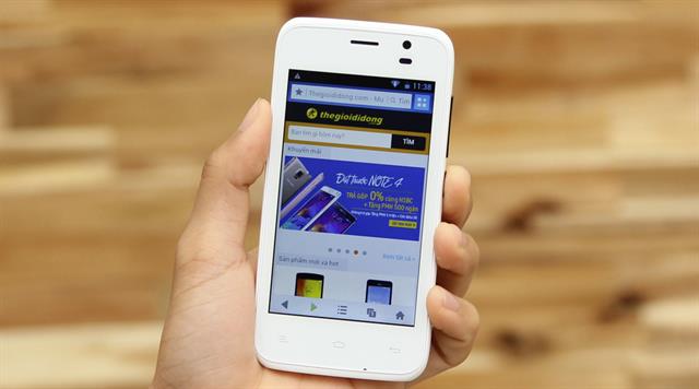 Gionee Pioneer P2S được thegioididong phân phối với giá bán tham khảo khoảng 1.590.000 đồng