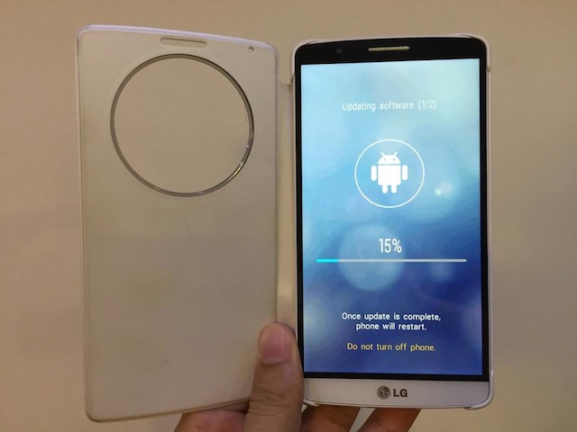 Một số hình ảnh cập nhật Android 5.0 của LG G3