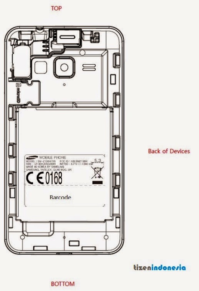 Samsung Z1 bị ghi nhận