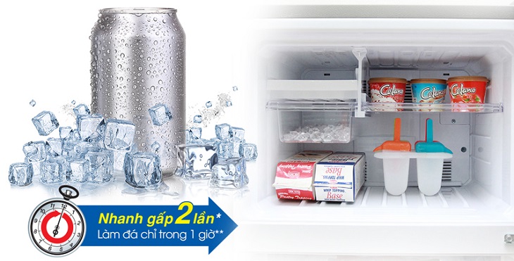Các công nghệ nổi bật trên tủ lạnh Sharp > Hệ thống làm lạnh nhanh Turbo-X Cooling