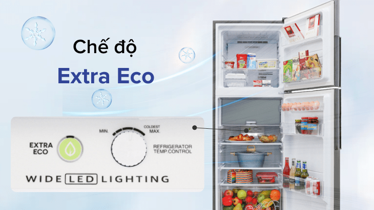 Các công nghệ nổi bật trên tủ lạnh Sharp > Chế độ Extra Eco