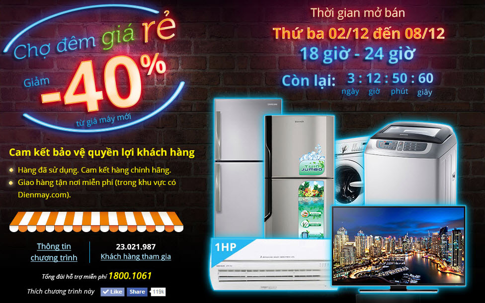 Chợ đêm giá rẻ Chợ đêm giảm 40%